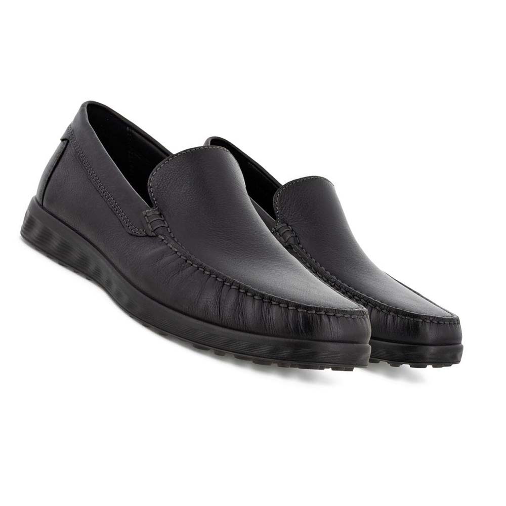 Men's Ecco S Lite Moc Classic Moccasins Black | Canada 581RVD